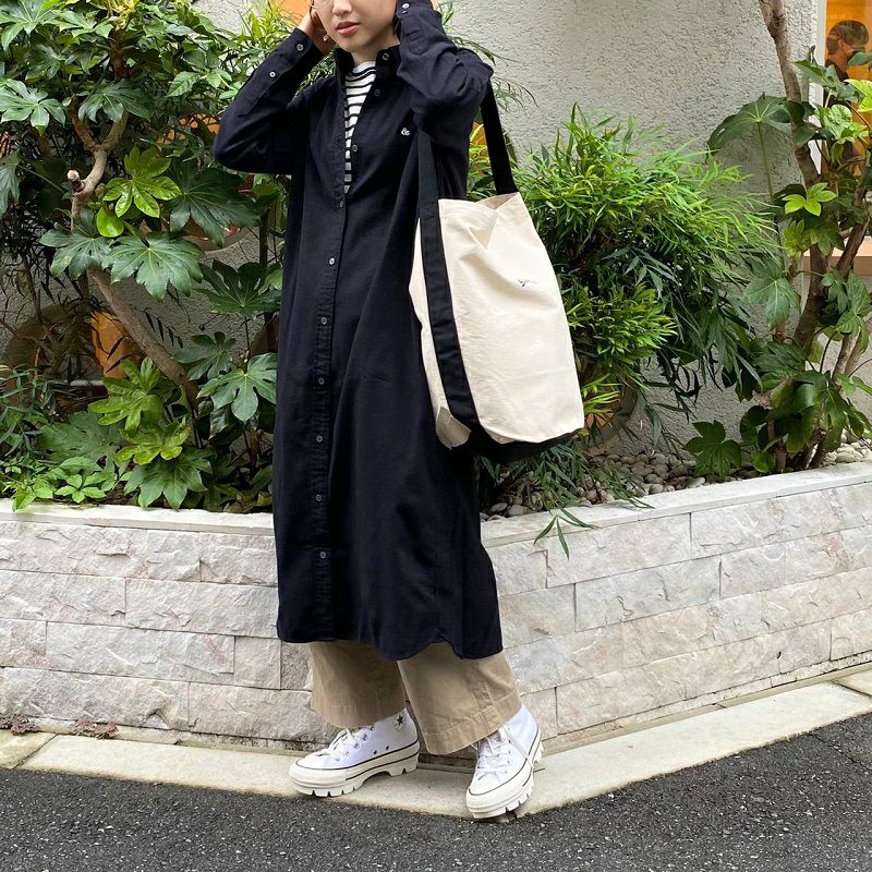 ネルロングシャツワンピース | s&nd WEB STORE【公式】